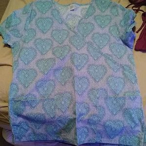 Womens scrub top